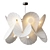 Artistic Oloid Pendant Lights 3D model small image 2