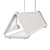 Sleek Rack Lamp HAGA Long 3D model small image 7