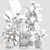Indoor Oasis Plant Set 0115 3D model small image 5