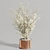 Botanical Arrangement Vase Decor 3D model small image 3