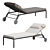 Luxury Riviera Sun Lounger 3D model small image 1