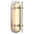 Sleek Arch Wall Light 3D model small image 2