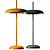 Adjustable Modern Table Lamp 3D model small image 1