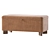 Sun Cozy Ivory Bench - Stylish Contemporary Design 3D model small image 5