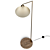 Modern Rotatable Floor Lamp 3D model small image 2