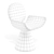 Bonaldo Youpi Modern Dining Chair 3D model small image 7