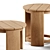Modern Seating Table Set 3D model small image 3