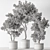 Tall Tree in Decorative Pot 3D model small image 5