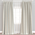 Versatile 3D Curtain Model 3D model small image 1