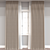 Modern 3D Curtain Model(Vector Mesh) 3D model small image 1