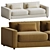 Elegant Bloor Sofa Essence 3D model small image 1