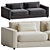 Elegant Bloor Sofa Essence 3D model small image 4