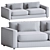 Elegant Bloor Sofa Essence 3D model small image 5