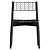 Plisse Metal Chair Black 3D model small image 2