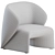 Modern Narinari Armchair Set, 2024 3D model small image 4