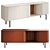 Modern Fjord Sideboard, 60s-inspired 3D model small image 1