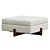 Cozy Maine Ottoman Upgrade 3D model small image 3