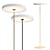 Elegant Modern Floor Lamp 3D model small image 1