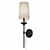 Elegant Transitional Black Wall Sconce 3D model small image 6