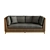 Costa Rica Double Sofa 3D model small image 3