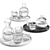 Modern Tableware Set Render Ready 3D model small image 1