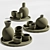 Modern Tableware Set Render Ready 3D model small image 5