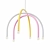 Adjustable Arc Chandelier Highlighted 3D model small image 1