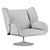 Stylish and Comfortable Armchair Design 3D model small image 4