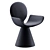 Modern Bonaldo Youpi Chair 3D model small image 1