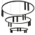  Suspension Rings Set Twins Height 3D model small image 1