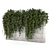 Concrete Wall Hanging Plants Set 3D model small image 2