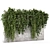 Concrete Wall Hanging Plants Set 3D model small image 3