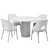 Boerum Dining Chair Set 3D model small image 5