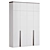 Customizable Minimalistic Wardrobe Cabinet 3D model small image 4