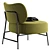 Stylish KAPOOR Easy Chair Design 3D model small image 6