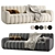 Modern Modular Zibby Sofa 3D model small image 2