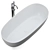 Disenia Ellisse Oval Freestanding Bath 3D model small image 4