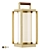 Nautical LED Brass Table Lantern 3D model small image 1