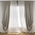 Vintage Curtain 3D Model Kit 3D model small image 4