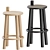 Elegant MC27 DOPO Bar Chairs 3D model small image 1