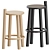 Elegant MC27 DOPO Bar Chairs 3D model small image 6