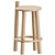 Elegant MC27 DOPO Bar Chairs 3D model small image 8