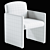 Justine Brown Dining Armchair 3D 3D model small image 4
