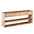 Rustic 3D Solid Wood Console 3D model small image 6