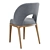 Elegant Boerum Dining Chair 3D model small image 4