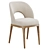 Elegant Boerum Dining Chair 3D model small image 5