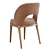 Elegant Boerum Dining Chair 3D model small image 6