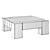 Sleek Ubud Coffee Table 3D model small image 2