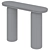 Modern Luxor Console Table by Zuo 3D model small image 5