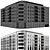 Multi-Floor Building Model Kit 3D model small image 7